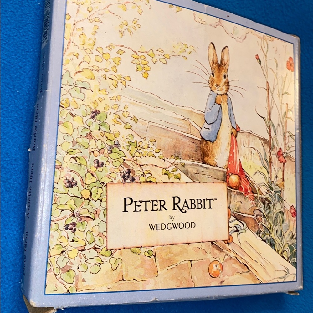 Wedgwood Peter Rabbit Dinner Plate Vintage - With Box - Picture 2 of 6